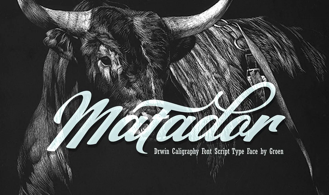 Schriftart Matador