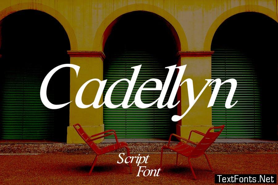 Beispiel einer Cadellyn-Schriftart #1
