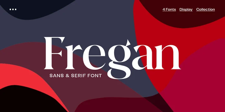 Schriftart Fregan