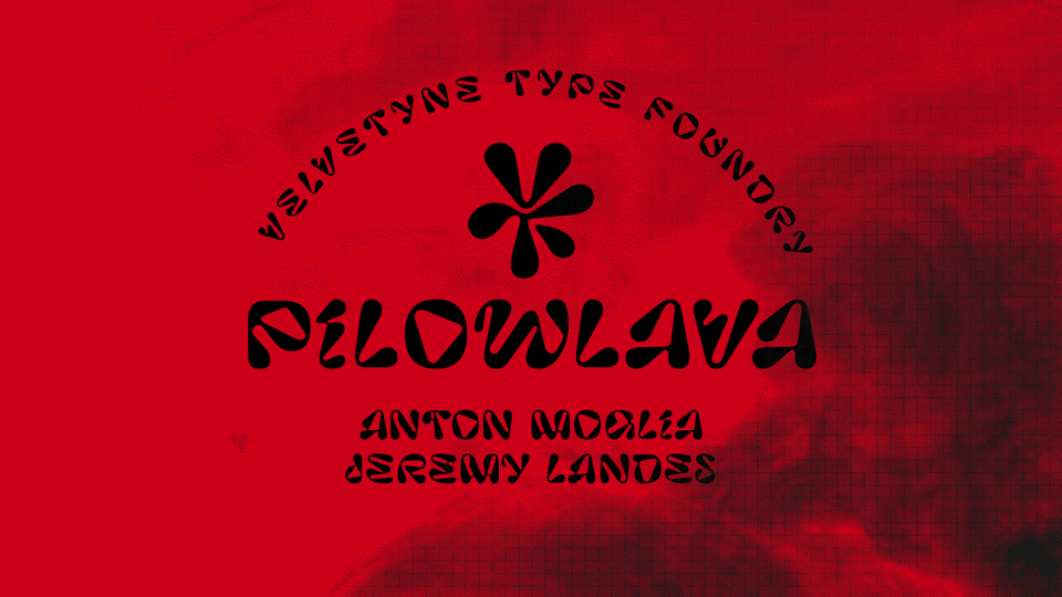 Beispiel einer Pilowlava-Schriftart #1
