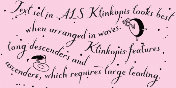 Schriftart Klinkopis