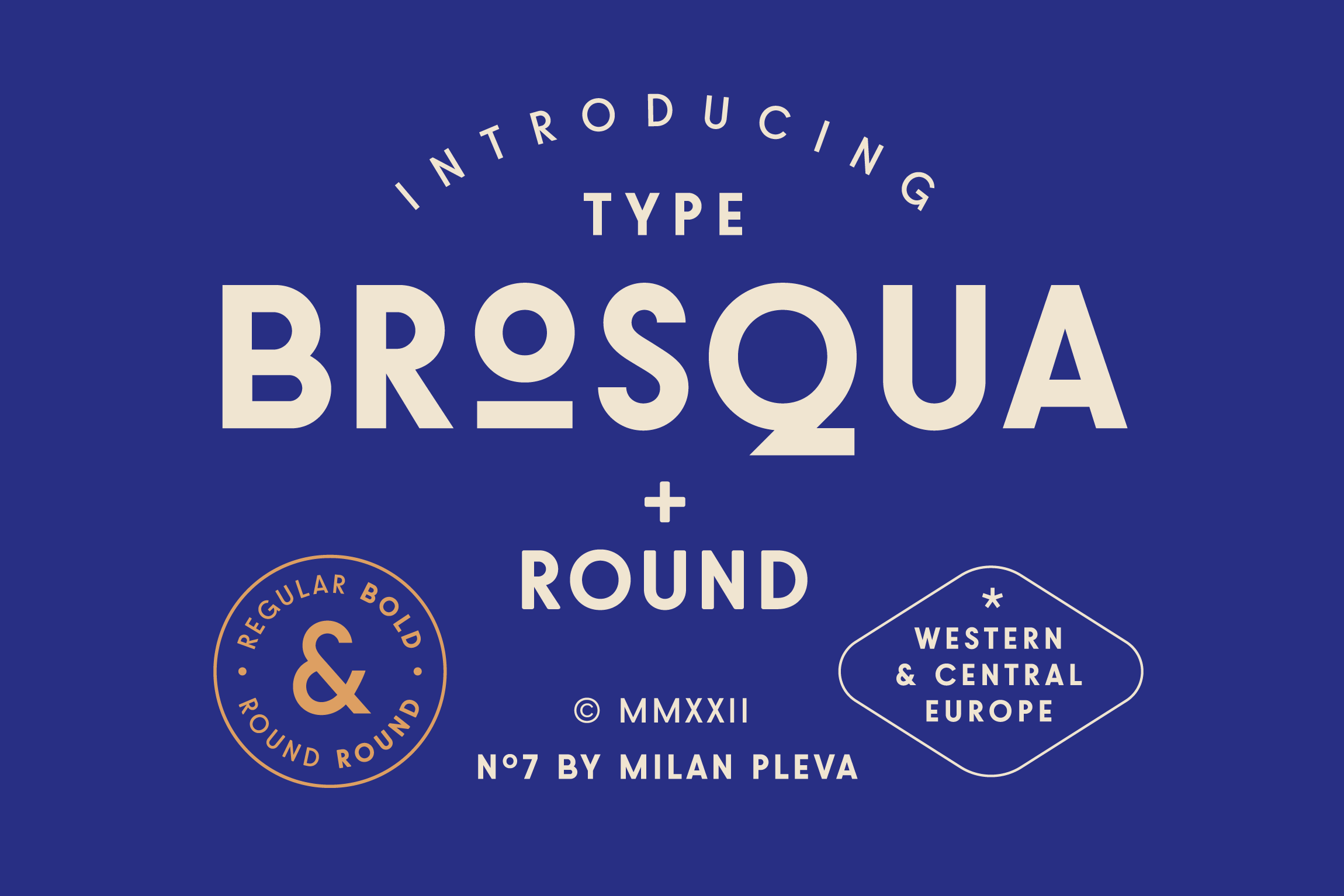 Schriftart Brosqua