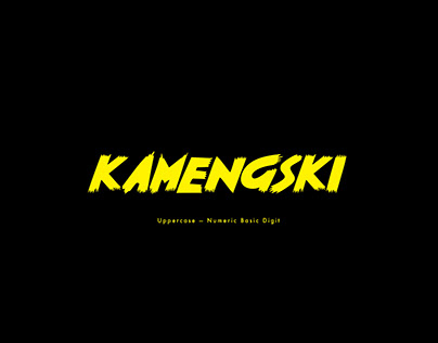 Schriftart Kamengski