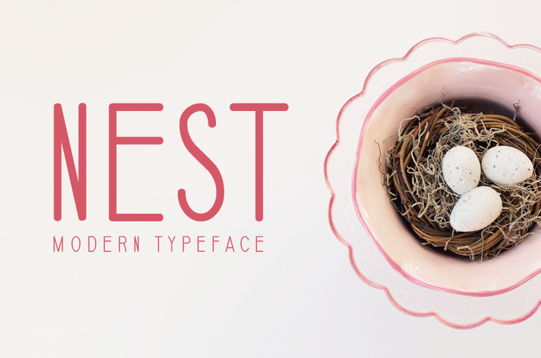 Schriftart Nest