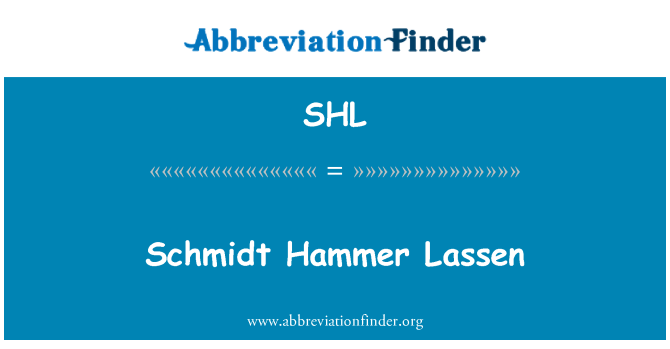 Schriftart Schmidt Hammer Lassen