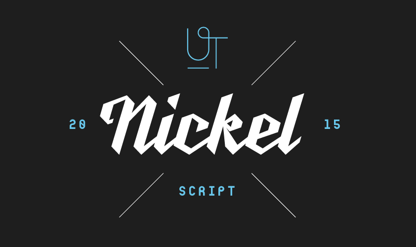 Schriftart Nickel Gothic Wide