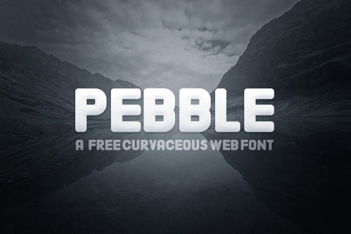 Schriftart Pebble