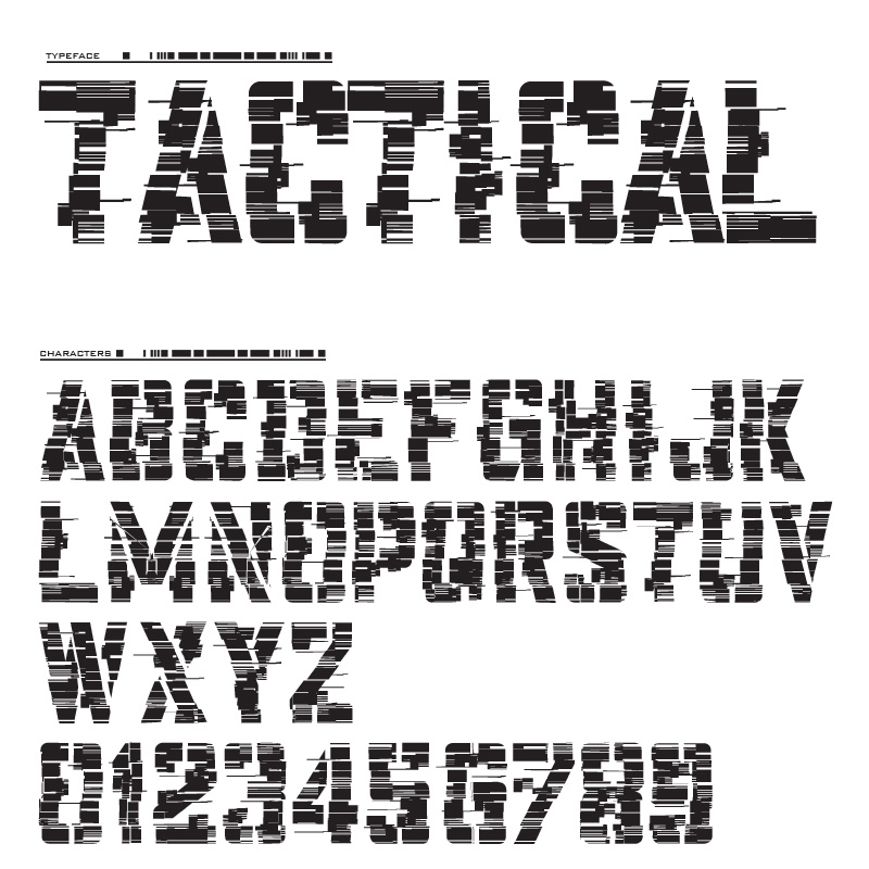 Schriftart Tactical Neural Implant