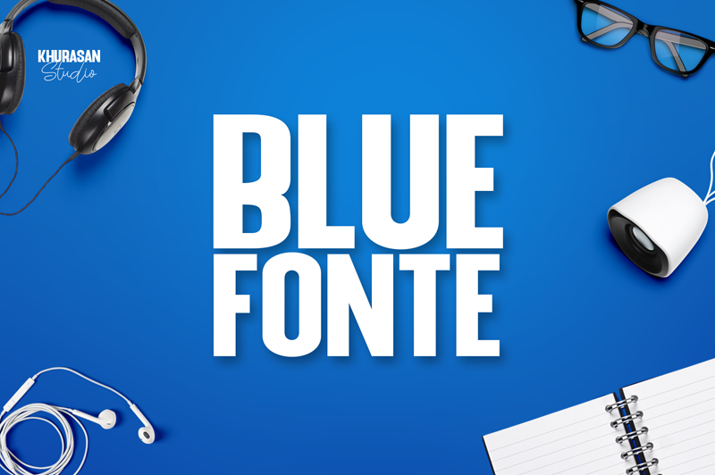 Beispiel einer Blue Box Sans-Schriftart #1