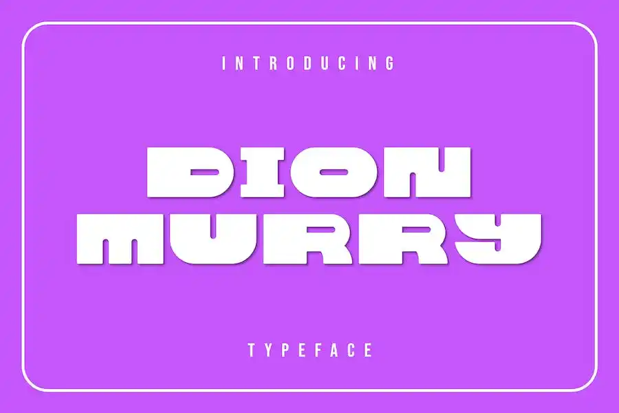 Schriftart Dion Murry