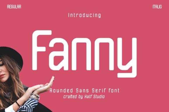 Beispiel einer Fanny-Schriftart #1