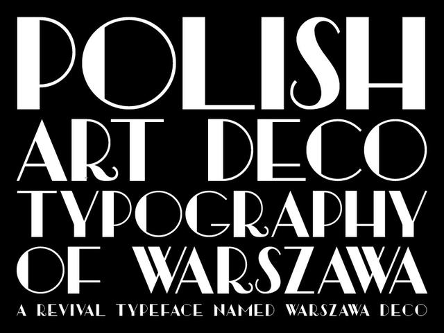 Beispiel einer Polish-Schriftart #1