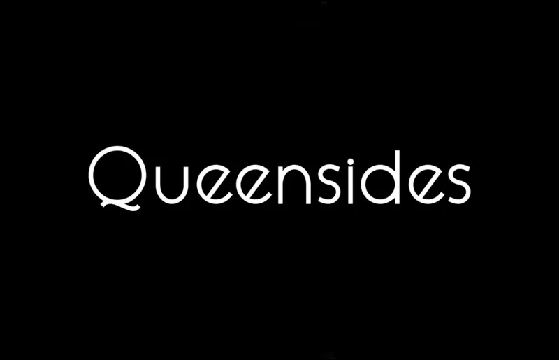 Beispiel einer Queensides-Schriftart #1