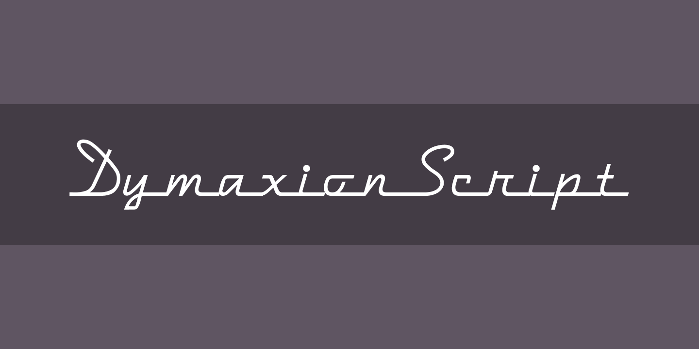 Beispiel einer DymaxionScript-Schriftart #1