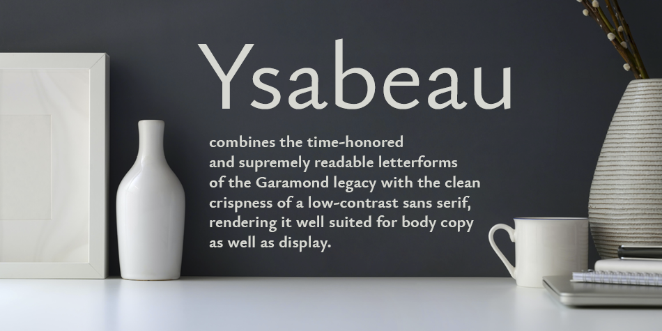 Beispiel einer Ysabeau Office-Schriftart #1
