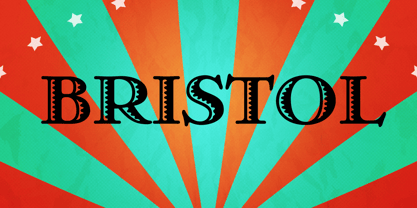 Schriftart Bristol