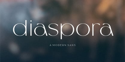 Schriftart Diaspora