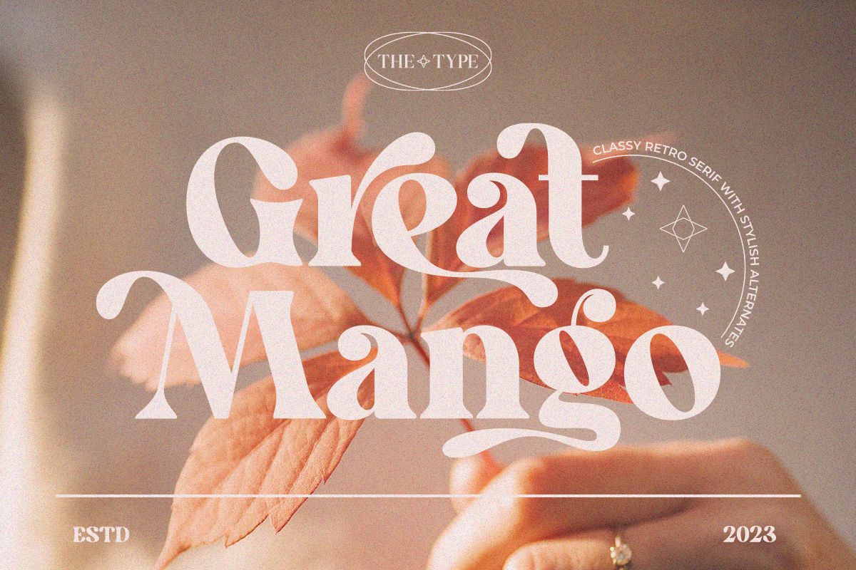 Schriftart Great Mango