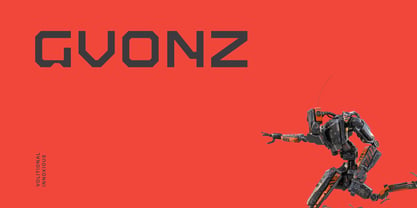 Schriftart Gvonz