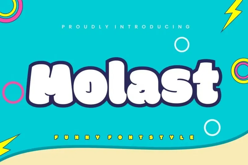 Schriftart Molast