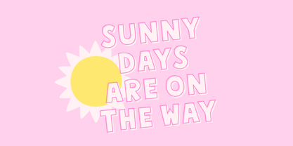 Schriftart MTF Sunny Days