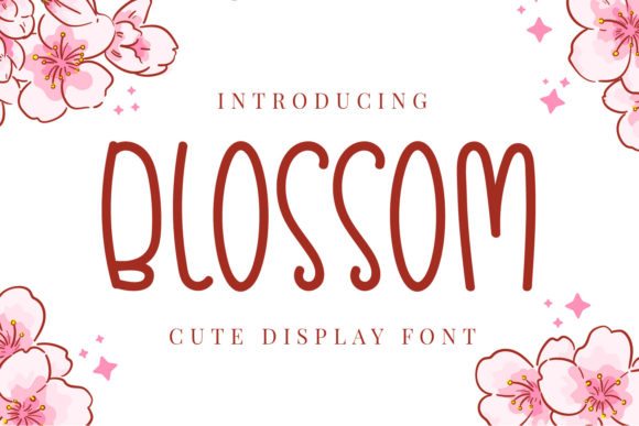 Schriftart Blossom