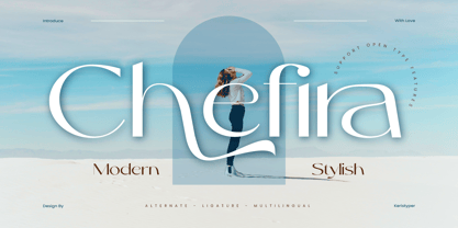 Schriftart Chefira