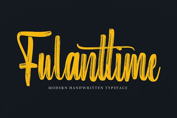 Schriftart Fulanttime