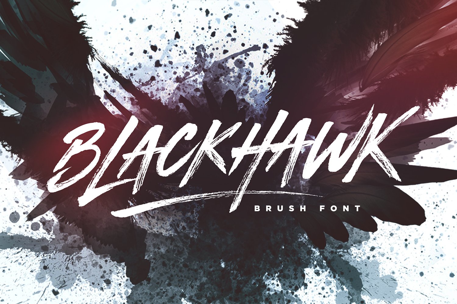 Beispiel einer Black Hawk-Schriftart #1