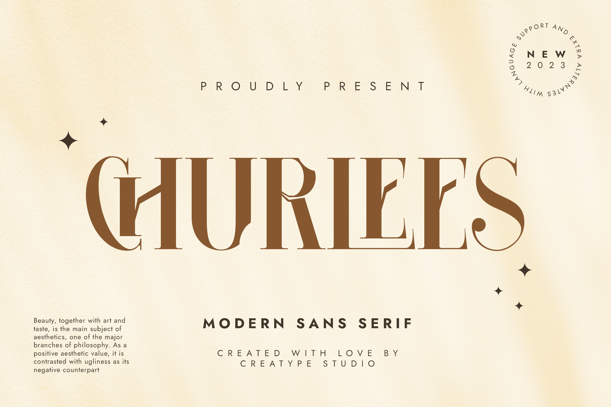 Schriftart Churlees