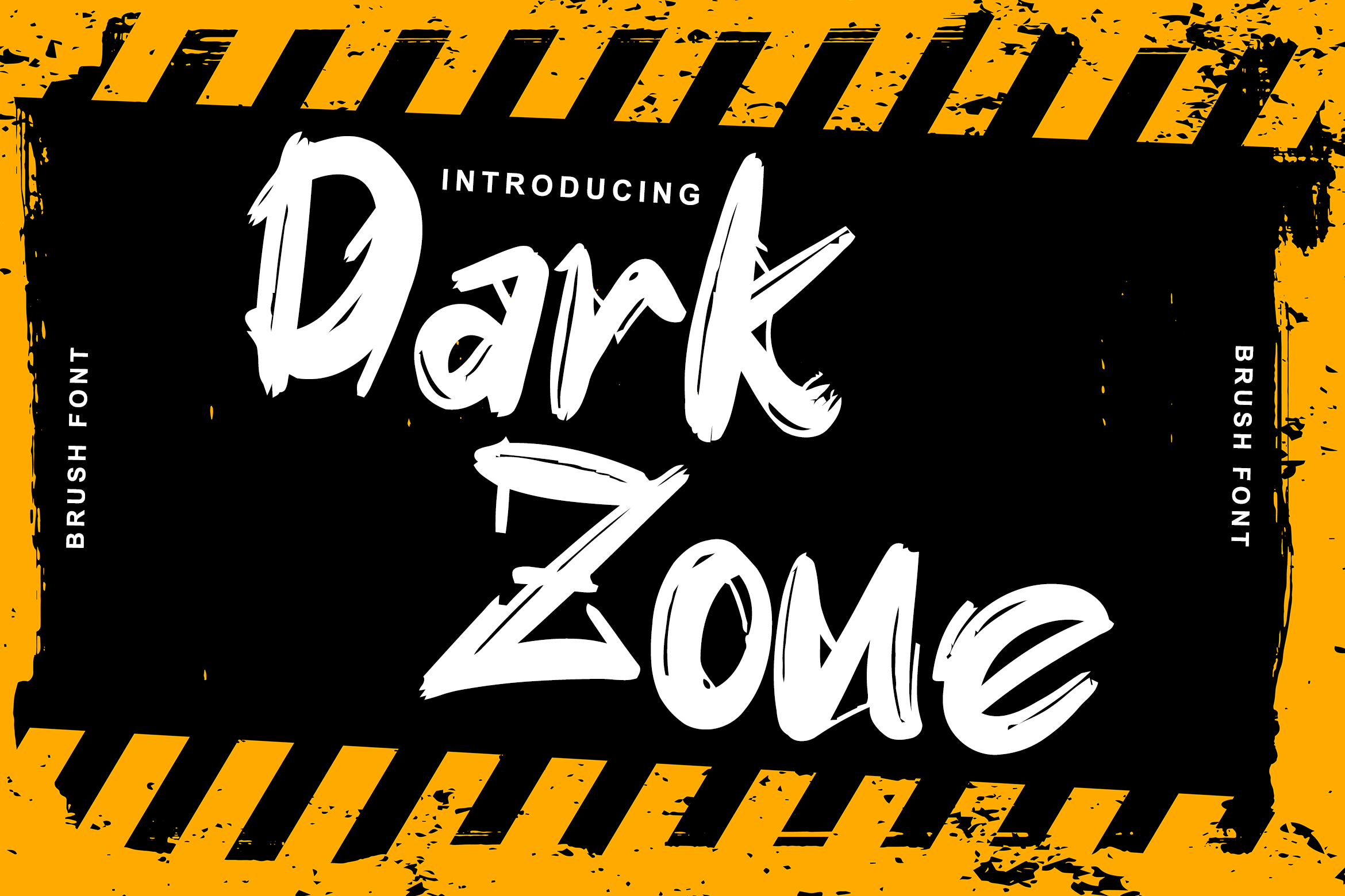 Beispiel einer Dark Zone-Schriftart #1