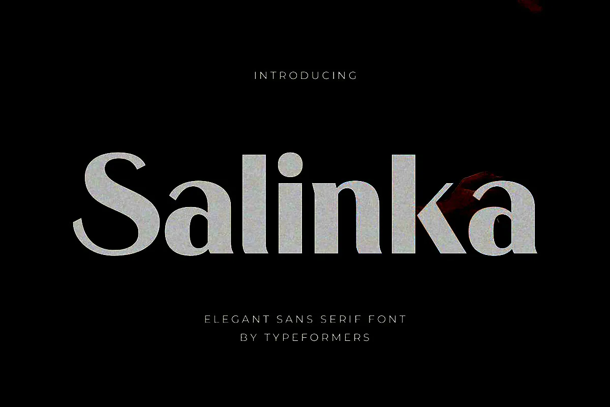 Beispiel einer Salinka-Schriftart #1
