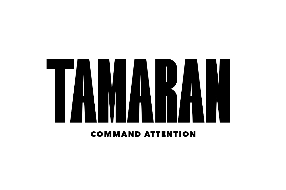 Schriftart Tamaran