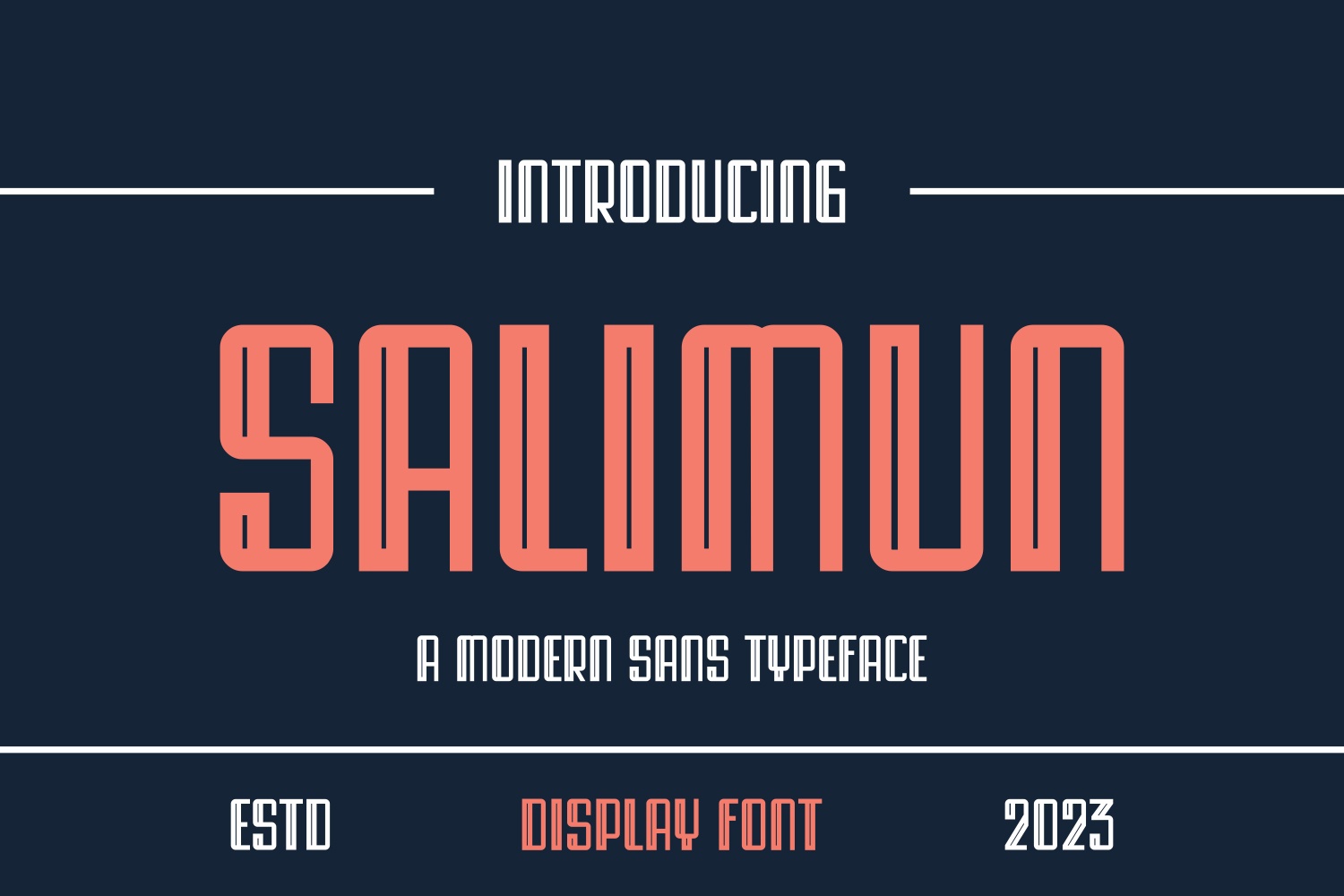 Schriftart Salimun