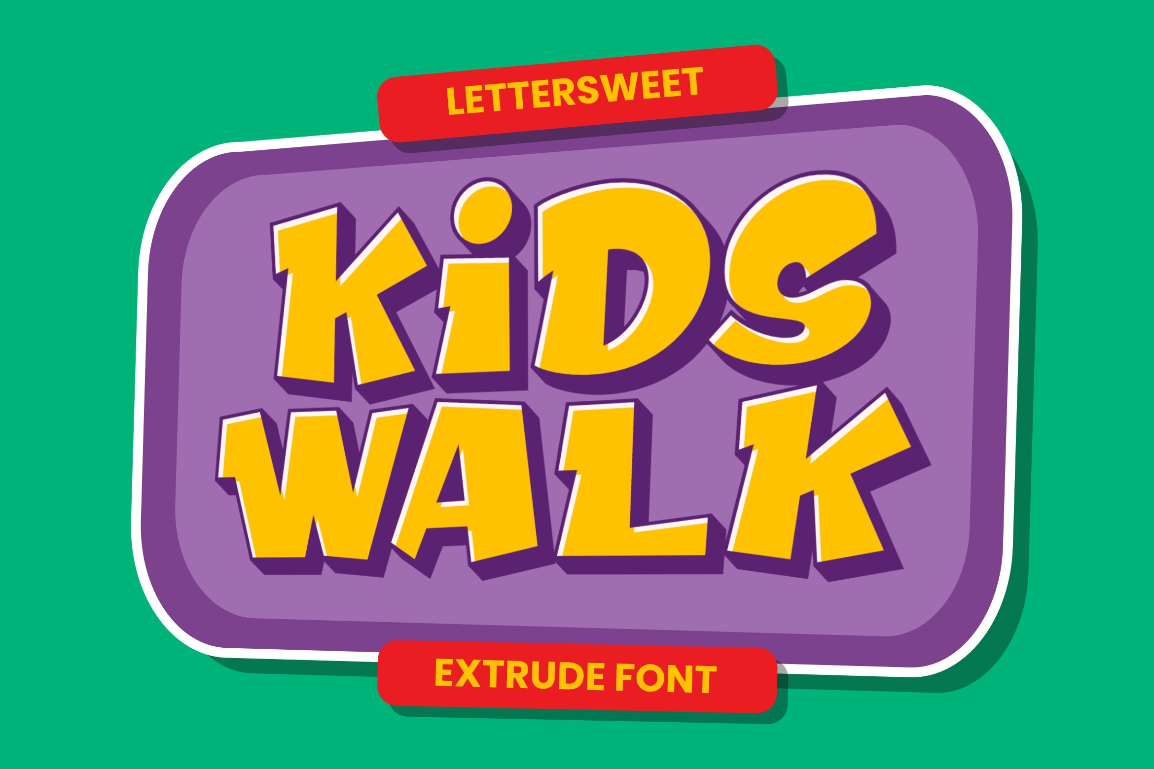 Schriftart Kids Walk