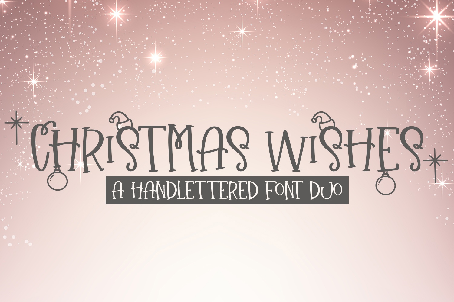 Schriftart Christmas Wishes