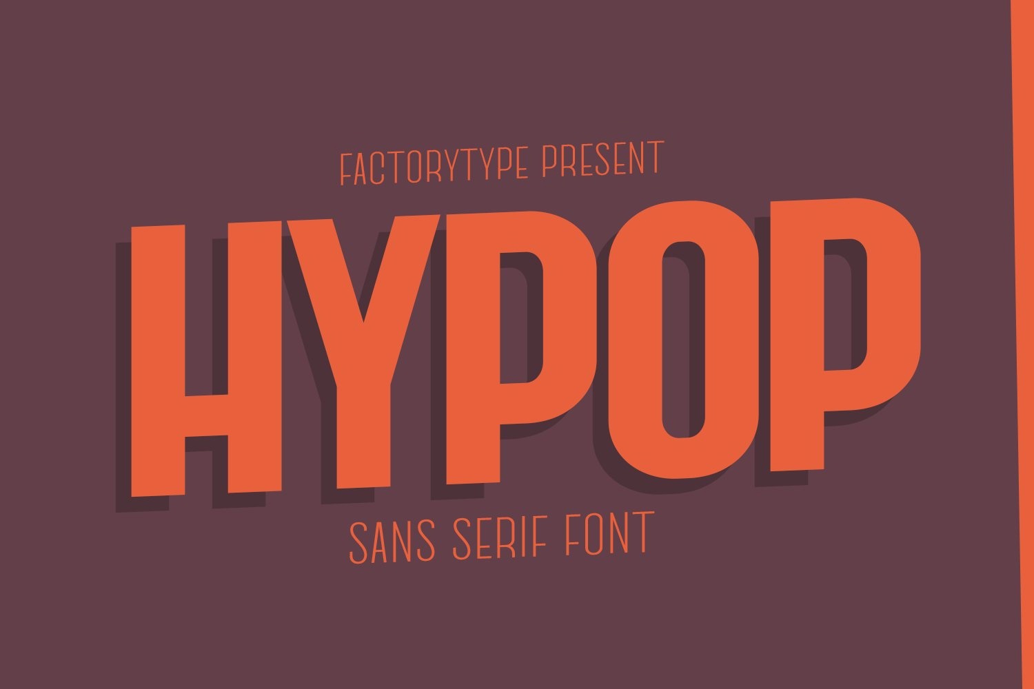 Schriftart Hypop