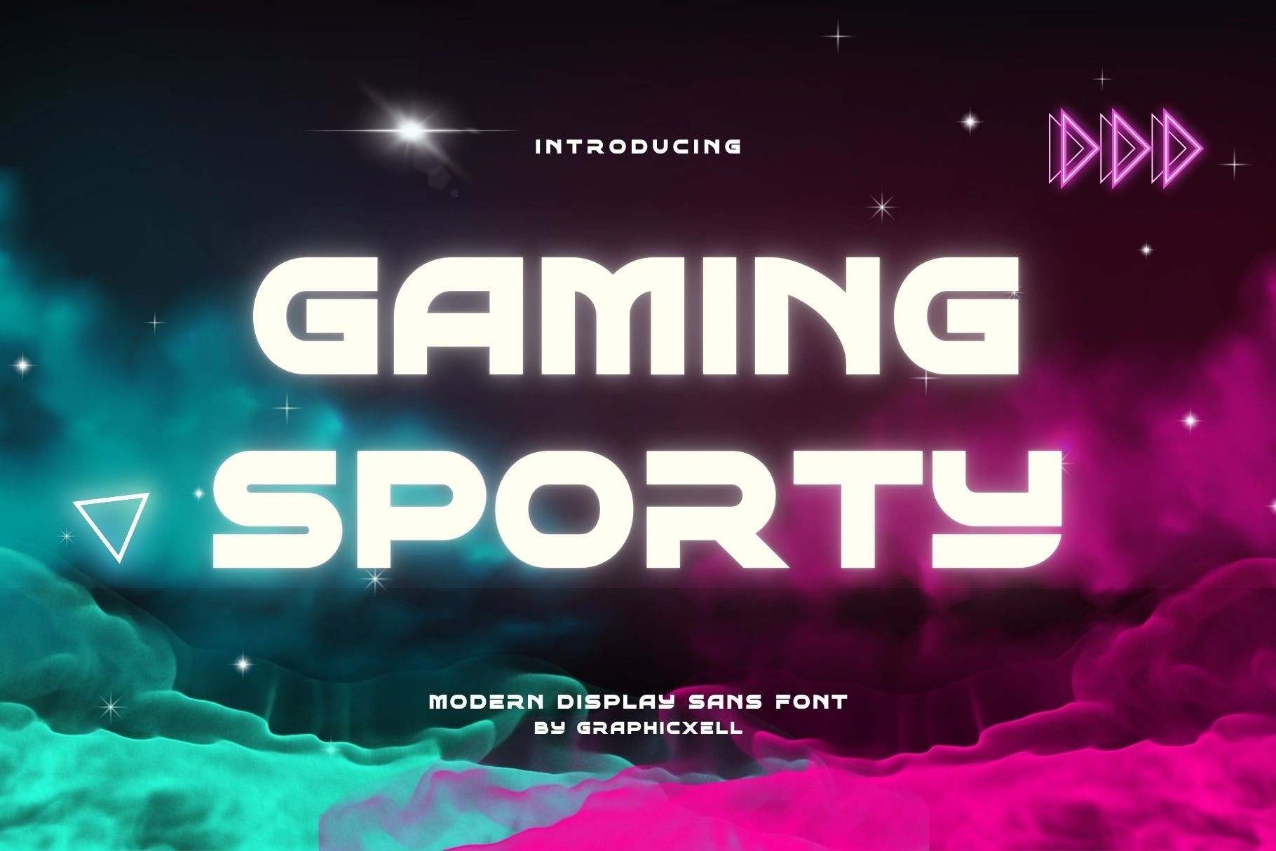 Schriftart Gaming Sporty