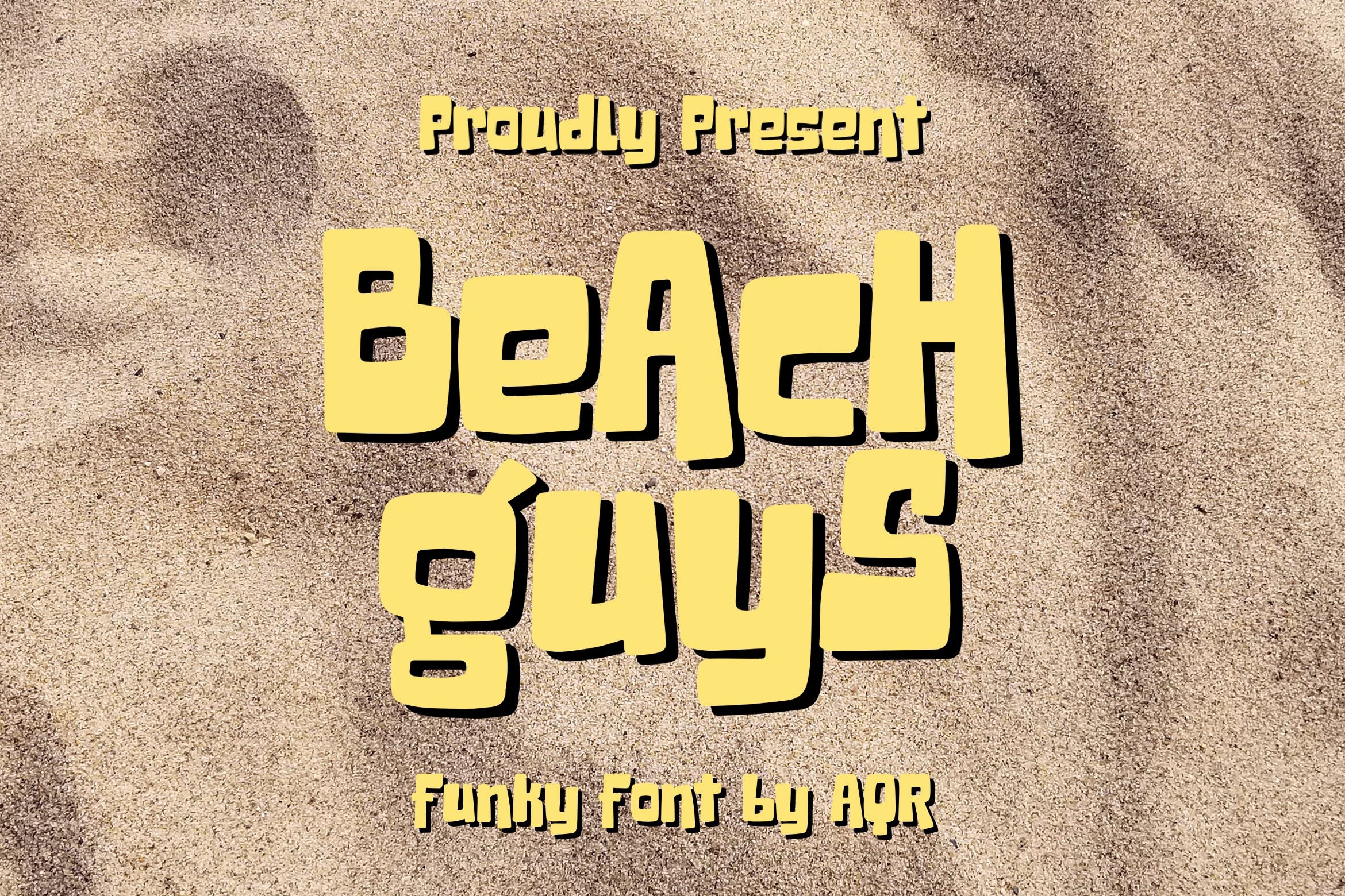 Schriftart Beach Guys