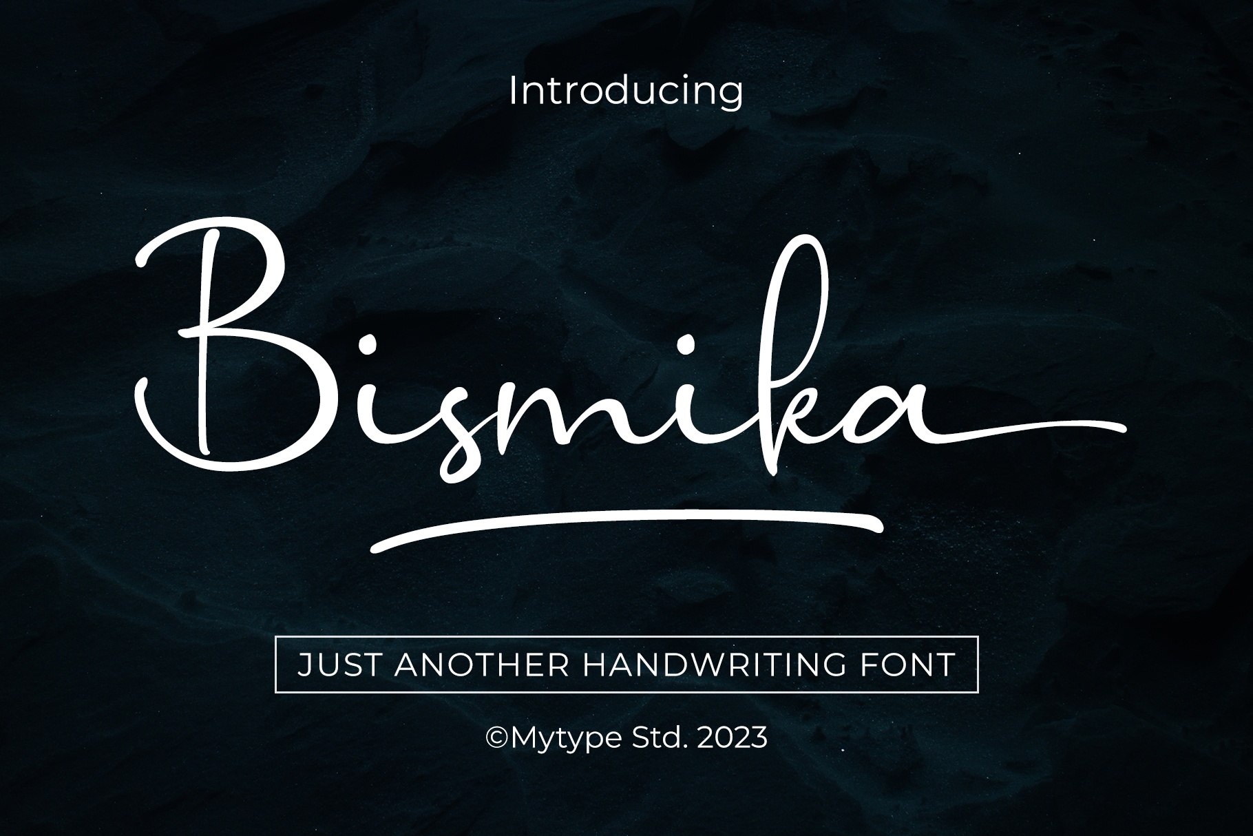 Schriftart Bismika