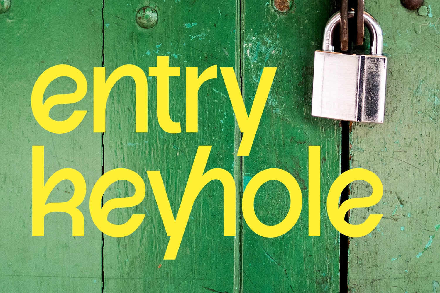 Schriftart Enrty Keyhole