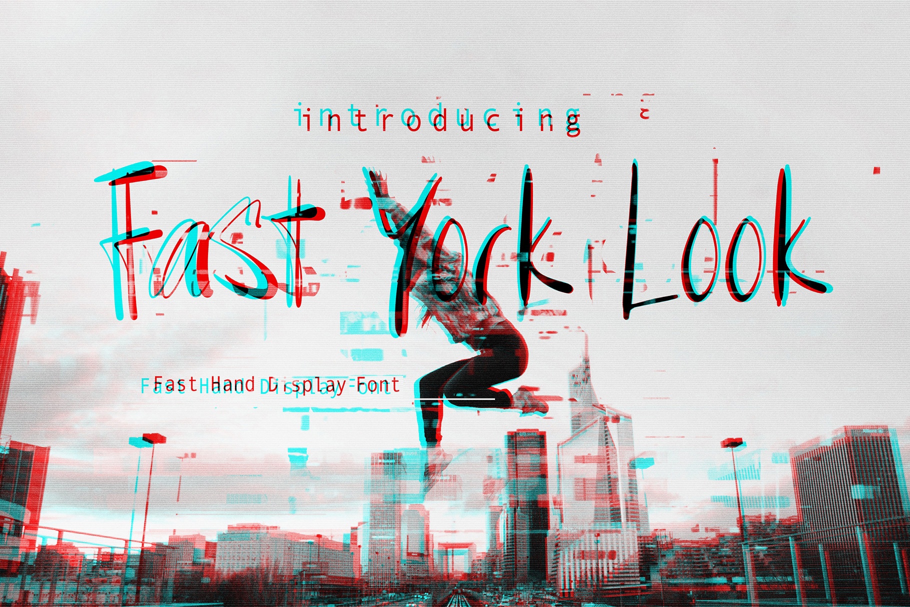 Beispiel einer Fast York Look-Schriftart #1