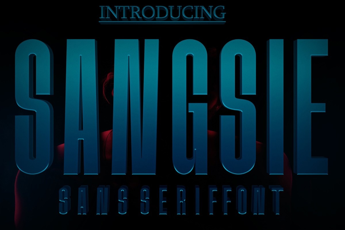 Schriftart Sangsie