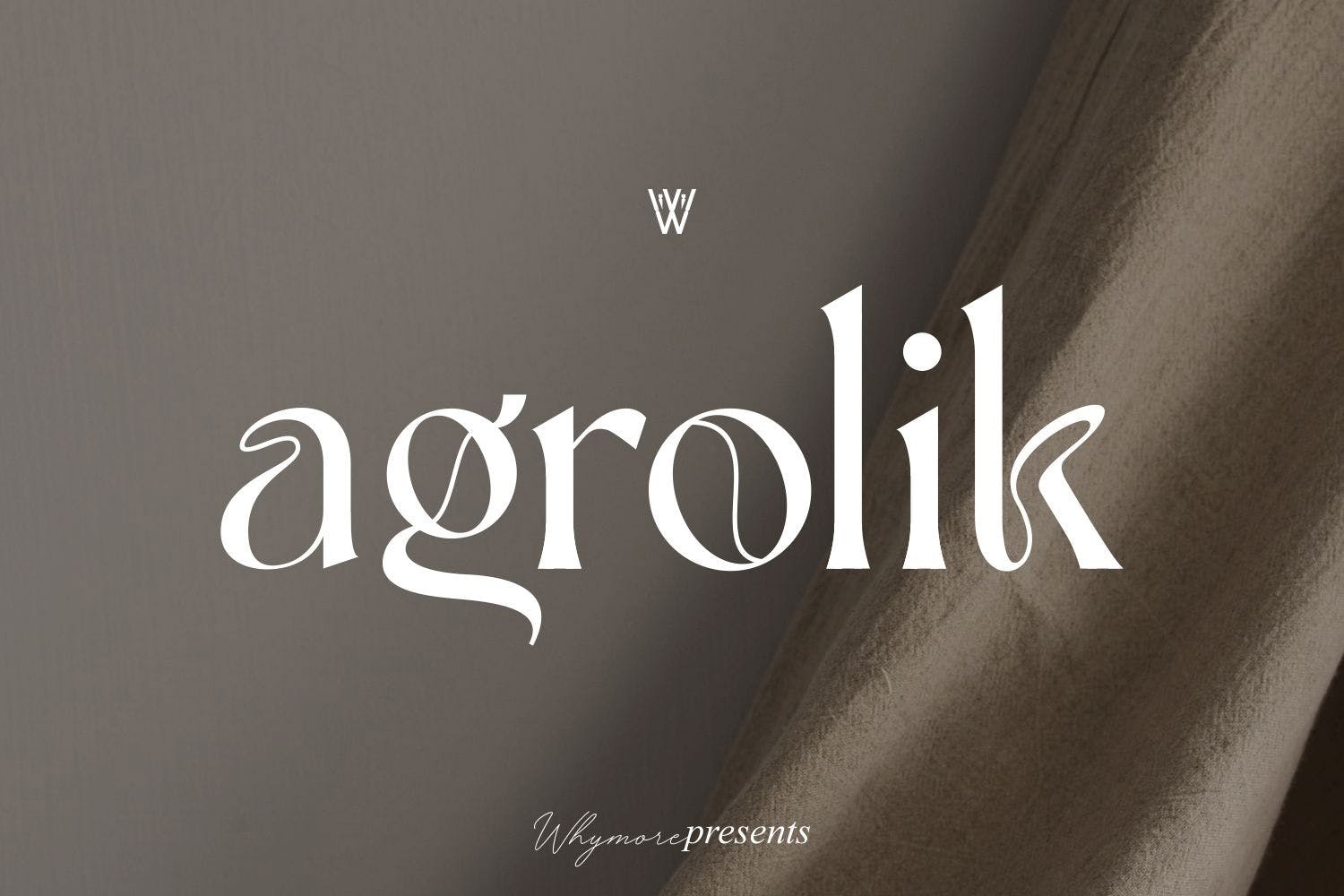 Schriftart Agrolik