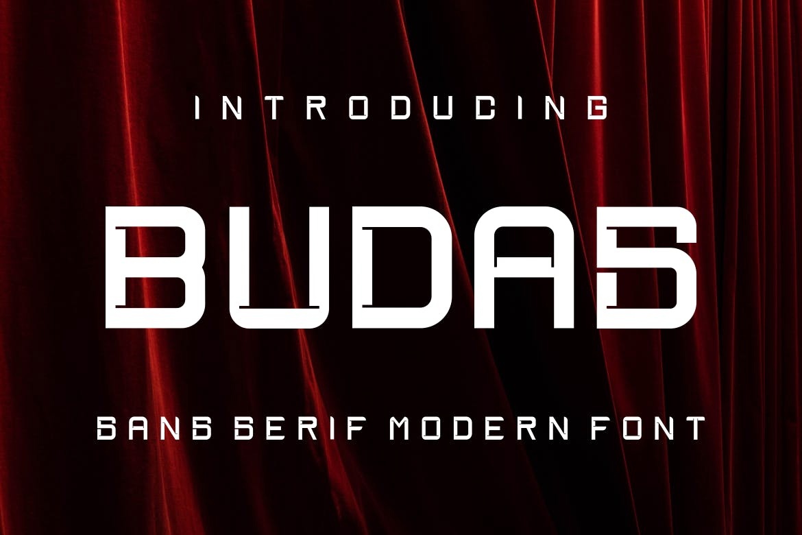 Schriftart Budas