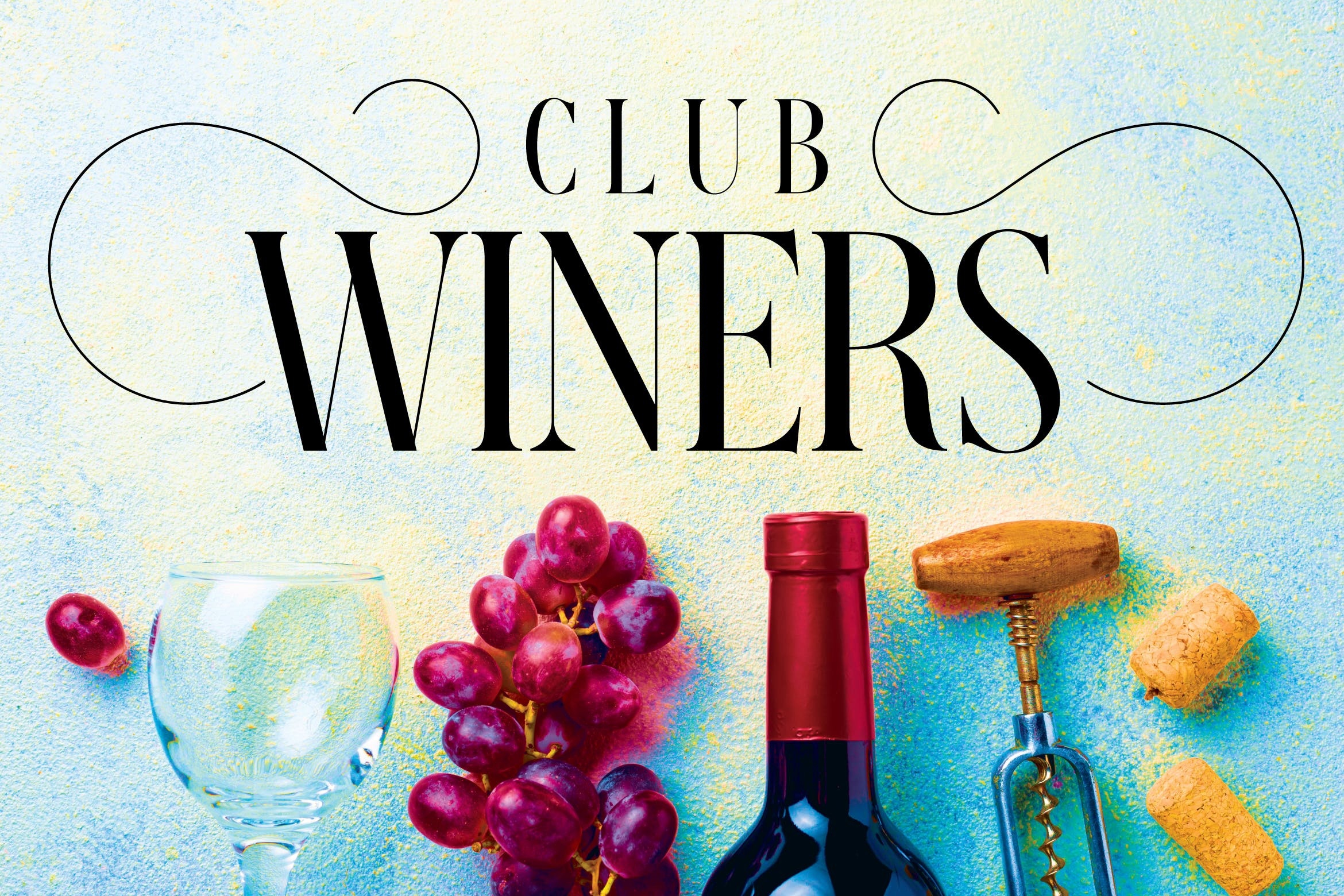 Beispiel einer Club Winers-Schriftart #1
