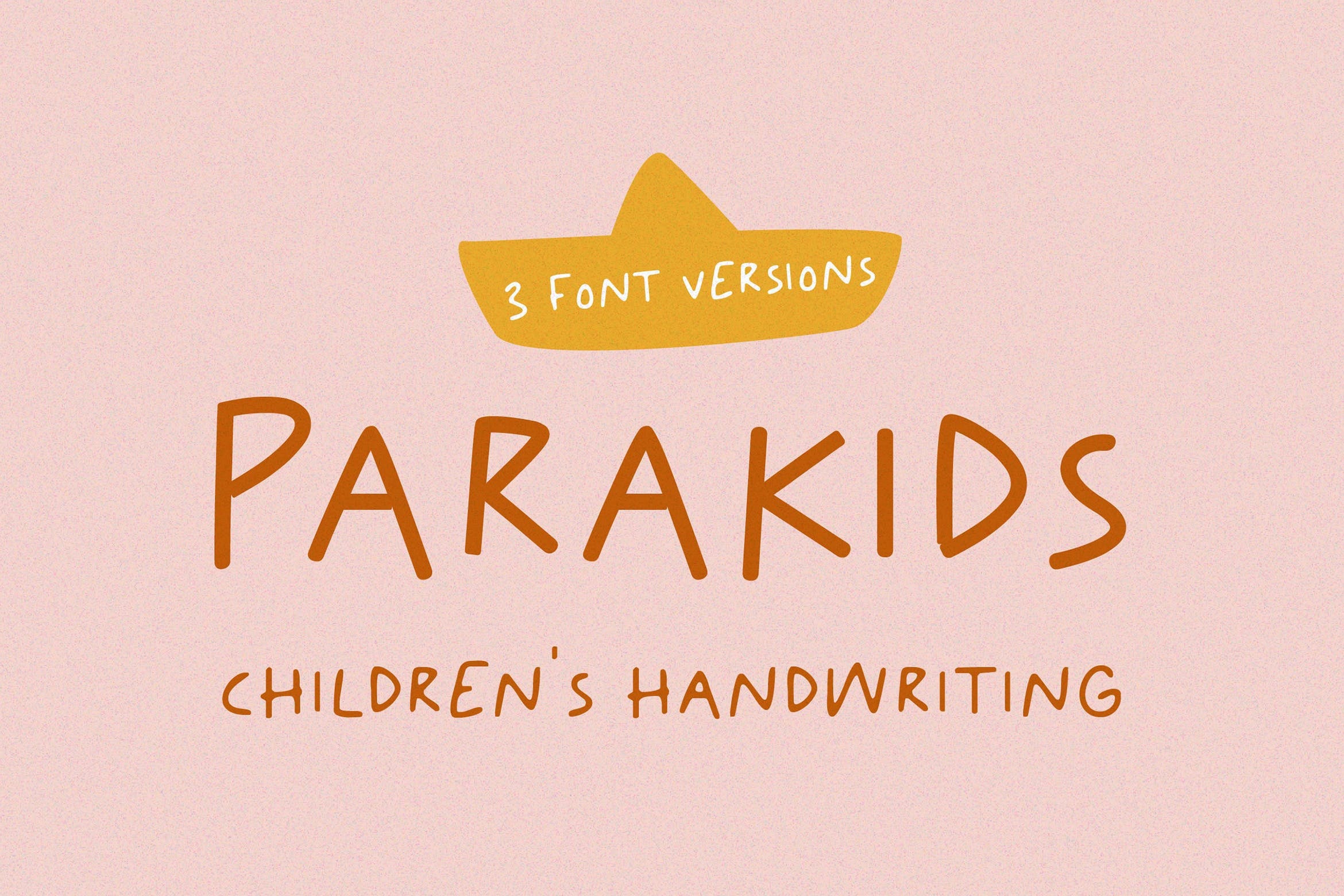 Beispiel einer Parakids-Schriftart #1