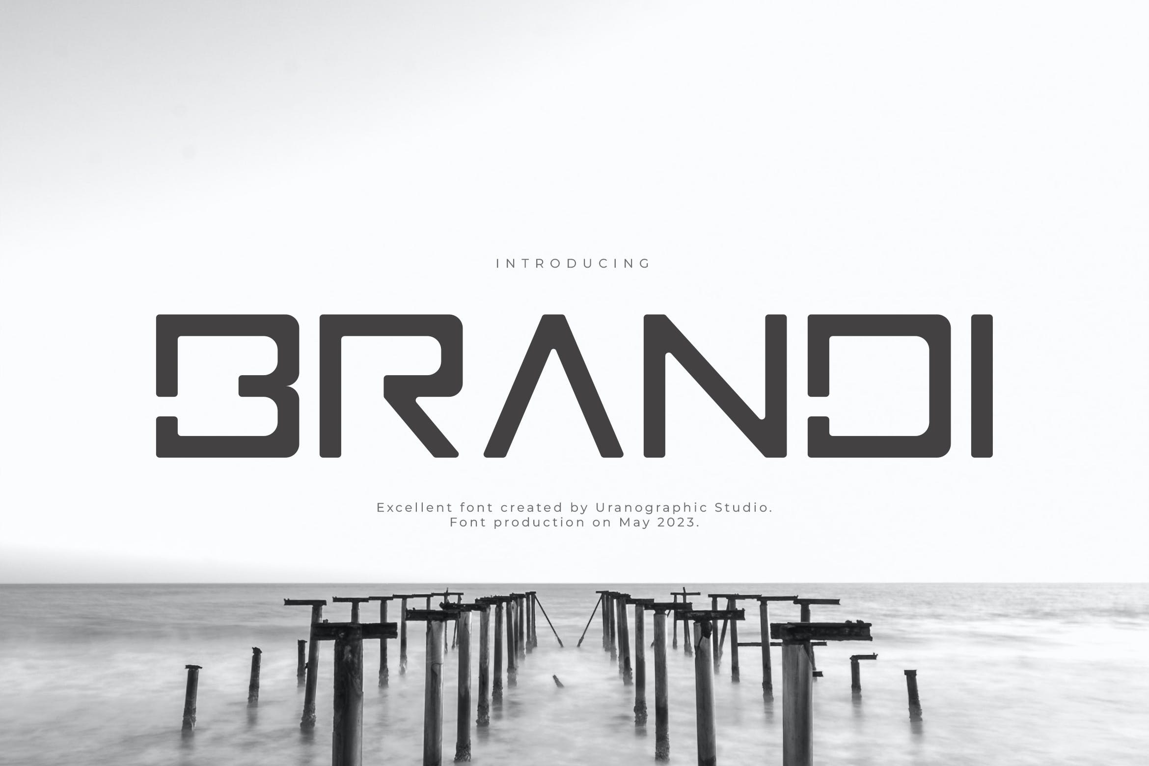 Schriftart Brandi