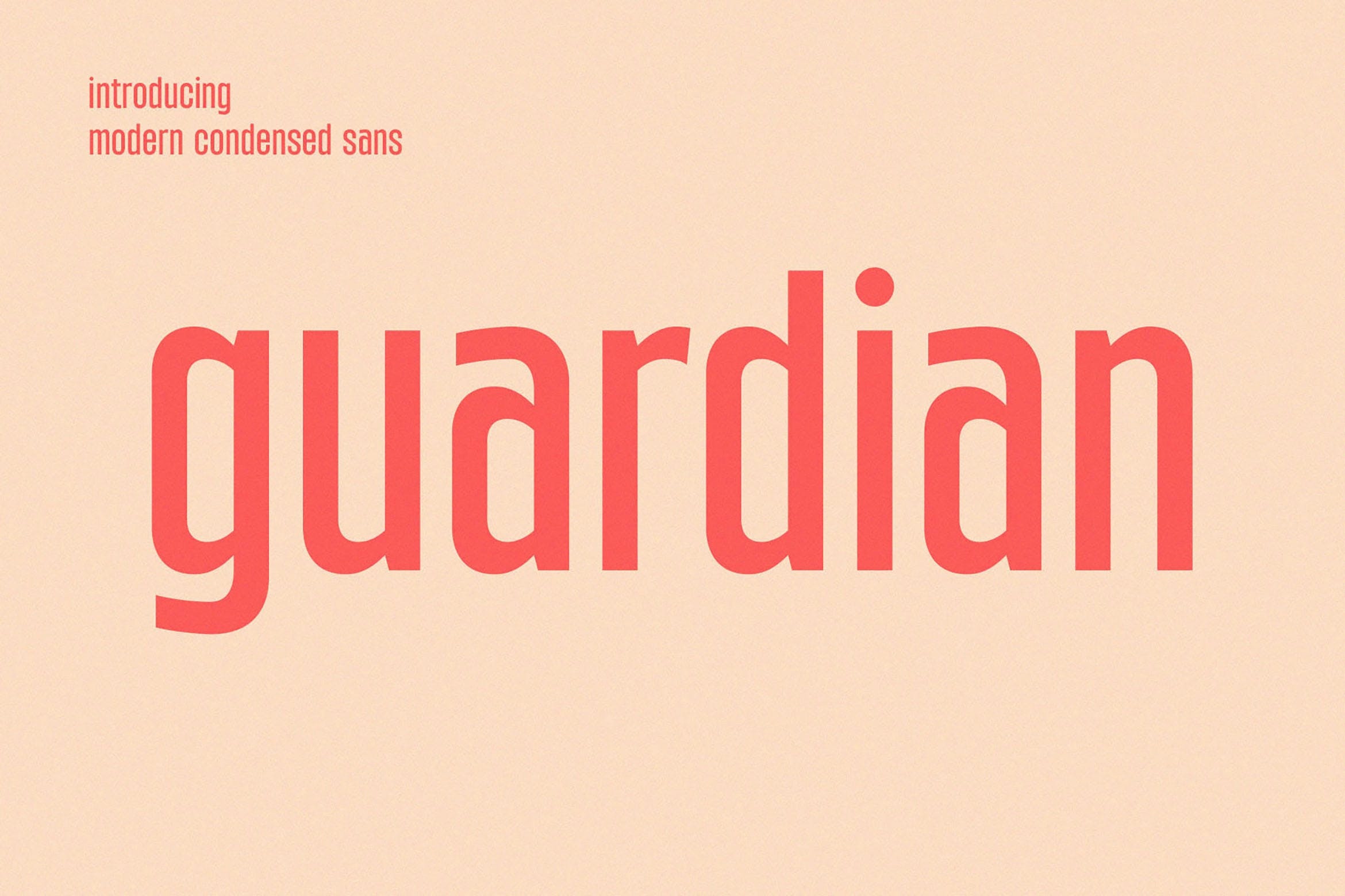 Beispiel einer Guardian-Schriftart #1