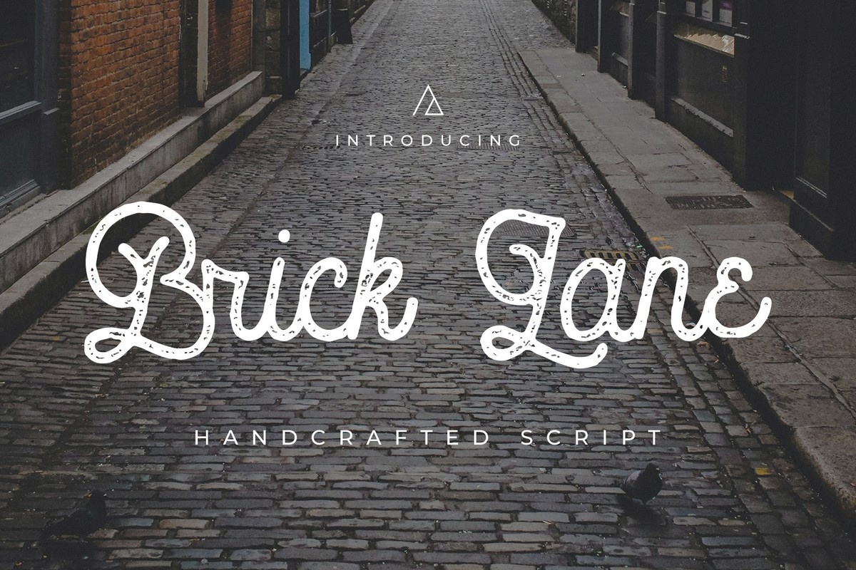 Beispiel einer Brick Lane-Schriftart #1